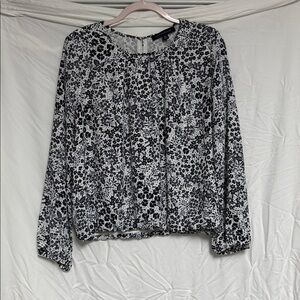 Tommy Hilfiger Monochrome Floral Blouse